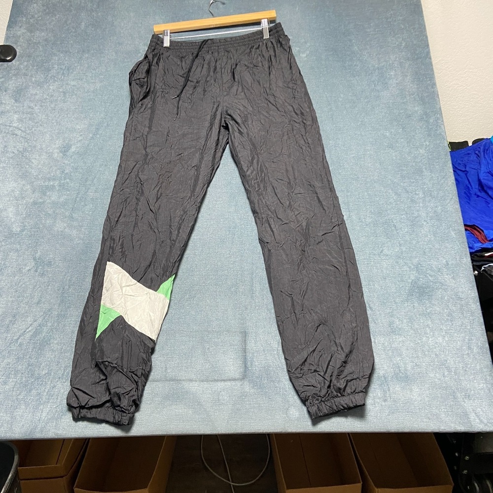 Edition By Van Heusen Jogger Pants Mens 31 Black Drawstring Waist Windbreaker